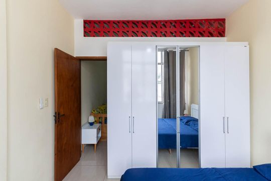 Quarto  de apartamento à venda com 1 quarto, 32m² em Estácio, Rio de Janeiro