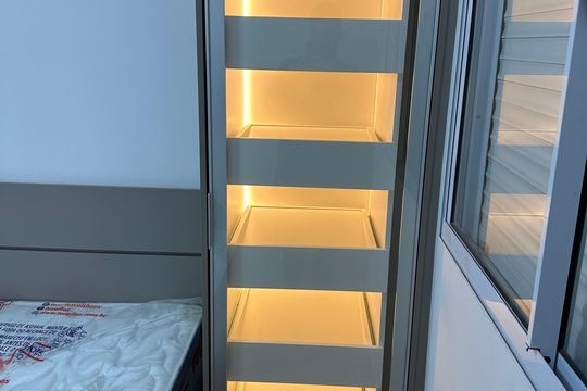 Quarto de apartamento à venda com 2 quartos, 60m² em Planalto, Belo Horizonte