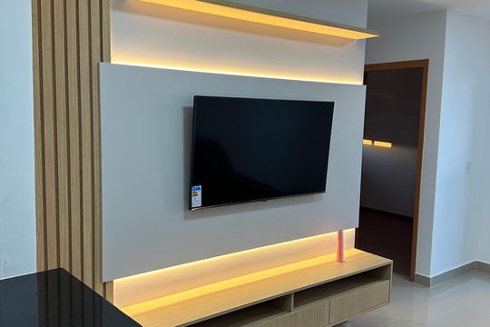 Sala de apartamento à venda com 2 quartos, 60m² em Planalto, Belo Horizonte