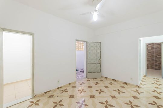 Sala de apartamento à venda com 2 quartos, 54m² em Estácio, Rio de Janeiro