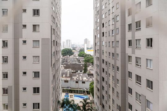 Quarto 1 - vista de apartamento para alugar com 2 quartos, 36m² em Vila das Bandeiras, Guarulhos