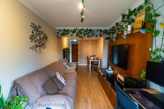 Sala de apartamento para alugar com 2 quartos, 60m² em Vila Guarani (zona Sul), São Paulo