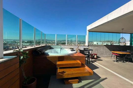 Área Privativa - hidromassagem   de apartamento à venda com 3 quartos, 198m² em Inconfidentes, Contagem