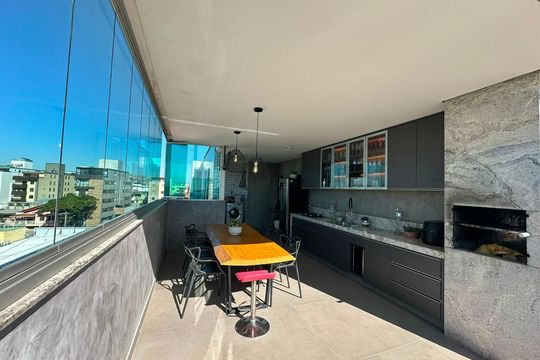 Cozinha 2 - Gourmet  de apartamento à venda com 3 quartos, 198m² em Inconfidentes, Contagem
