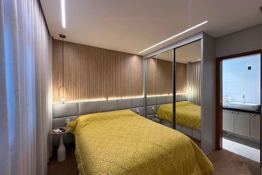Suíte de apartamento à venda com 3 quartos, 198m² em Inconfidentes, Contagem