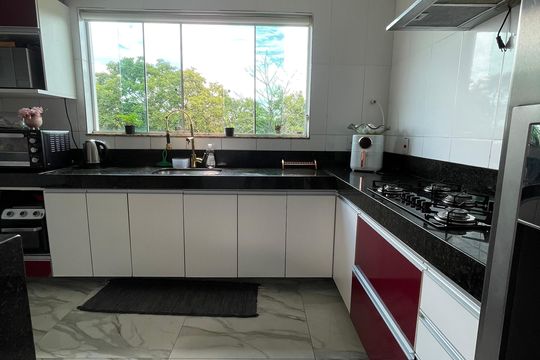 Cozinha de casa à venda com 3 quartos, 180m² em Vila Rica, Lagoa Santa