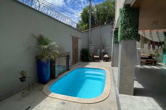 Área Externa de casa à venda com 3 quartos, 180m² em Vila Rica, Lagoa Santa
