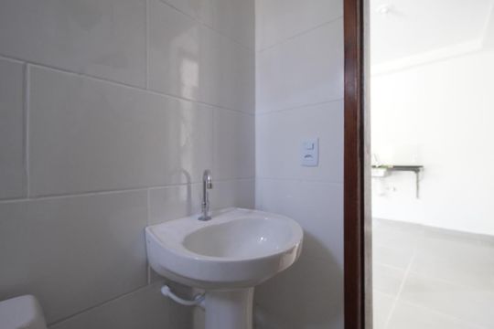Banheiro de apartamento à venda com 2 quartos, 36m² em Vila Santa Teresa, São Paulo