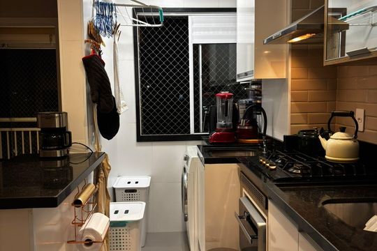 Cozinha de apartamento à venda com 2 quartos, 56m² em Novo Osasco, Osasco