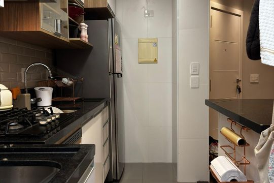 Cozinha de apartamento à venda com 2 quartos, 56m² em Novo Osasco, Osasco