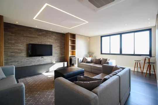 Área externa de apartamento para alugar com 2 quartos, 73m² em Pinheiros, São Paulo