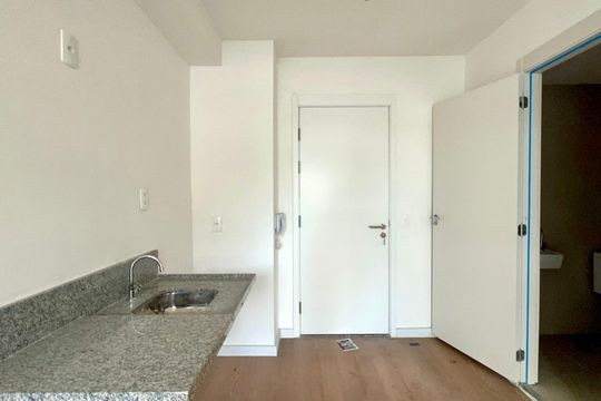 Cozinha de kitnet/studio à venda com 1 quarto, 31m² em Pinheiros, São Paulo