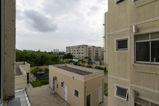 Vista da Cozinha de apartamento para alugar com 2 quartos, 44m² em Campo Grande, Rio de Janeiro