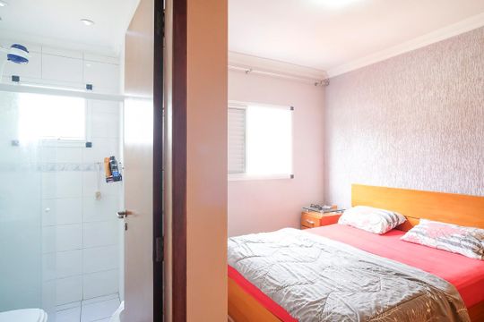 Suíte de apartamento à venda com 3 quartos, 75m² em Parque Sao Pedro, São Bernardo do Campo