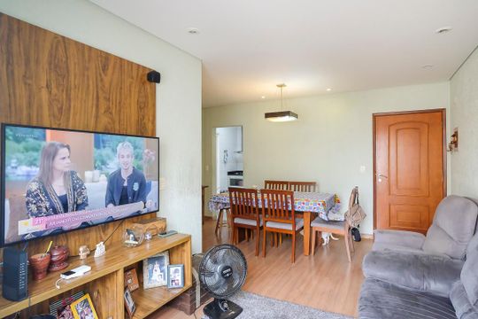 Sala de apartamento à venda com 3 quartos, 75m² em Parque Sao Pedro, São Bernardo do Campo