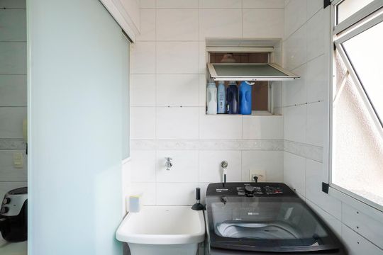 Área de serviço de apartamento à venda com 3 quartos, 75m² em Parque Sao Pedro, São Bernardo do Campo