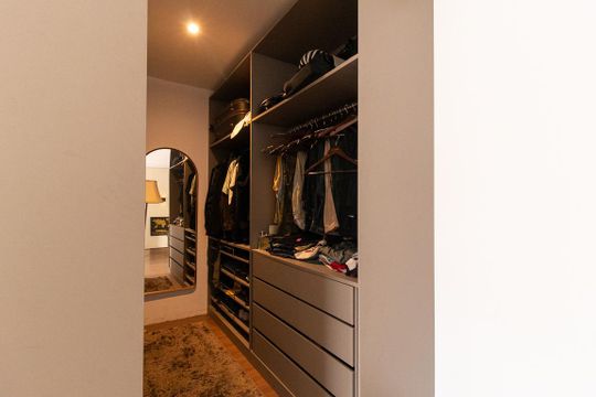 Closet da suíte de casa à venda com 3 quartos, 129m² em Santo Inácio, Curitiba