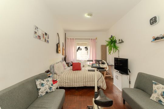 Sala de apartamento à venda com 1 quarto, 67m² em Bela Vista, São Paulo