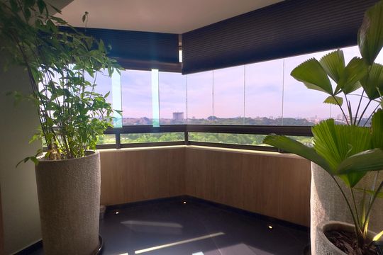 Varanda da Sala de apartamento à venda com 5 quartos, 360m² em Centro, Guarulhos
