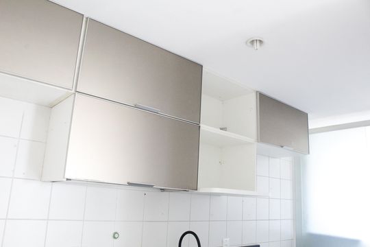 Cozinha de apartamento à venda com 2 quartos, 58m² em Taquara, Rio de Janeiro