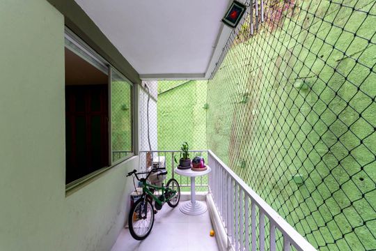 Varanda da Sala de apartamento à venda com 2 quartos, 80m² em Grajaú, Rio de Janeiro