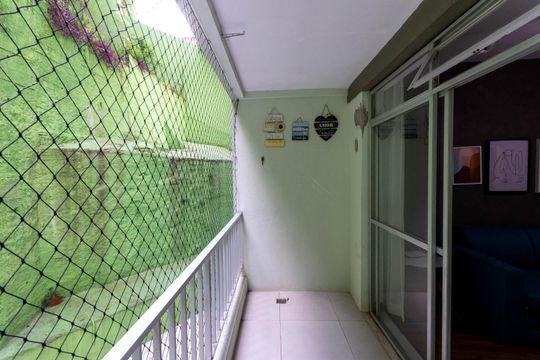Varanda da Sala de apartamento à venda com 2 quartos, 80m² em Grajaú, Rio de Janeiro
