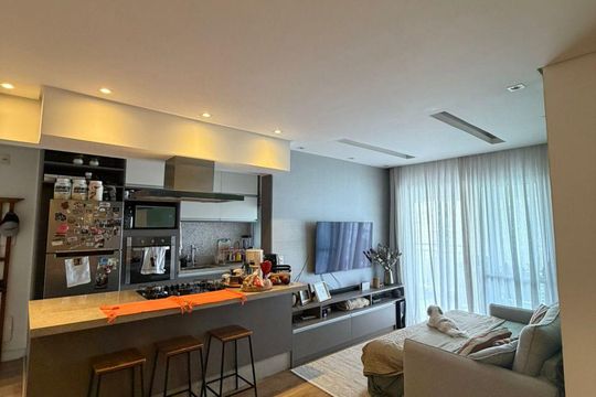 Sala de apartamento para alugar com 2 quartos, 98m² em Morumbi, São Paulo