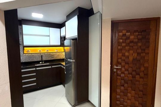 Cozinha de apartamento à venda com 2 quartos, 55m² em Bandeiras, Osasco