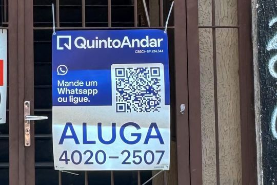 Placa  de casa para alugar com 1 quarto, 35m² em Jardim Brasilia, São Paulo