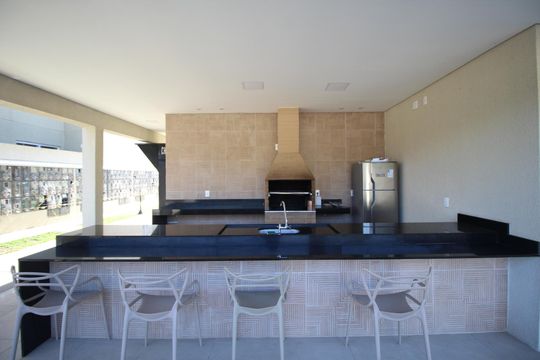 Área comum - Churrasqueira de apartamento à venda com 2 quartos, 45m² em Humaitá, Porto Alegre