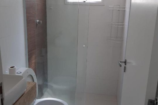 Banheiro de apartamento à venda com 2 quartos, 54m² em Jardim Avelino, São Paulo