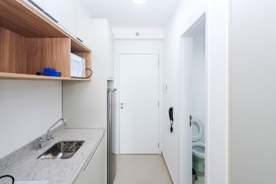 Cozinha de kitnet/studio para alugar com 1 quarto, 30m² em Ipiranga, São Paulo