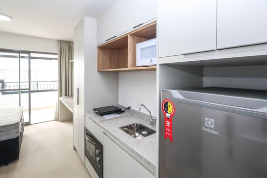 Cozinha de kitnet/studio para alugar com 1 quarto, 30m² em Ipiranga, São Paulo