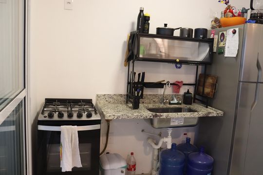 Cozinha de apartamento para alugar com 2 quartos, 69m² em Jardim Esperanca, Barueri