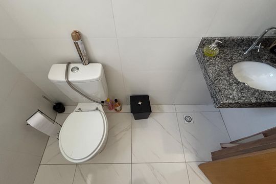 Cobertura - Banheiro de apartamento à venda com 2 quartos, 100m² em Jardim Santo Alberto, Santo André