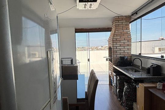 Cobertura - Area de Serviço de apartamento à venda com 2 quartos, 100m² em Jardim Santo Alberto, Santo André