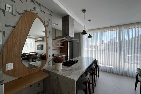Área comum de apartamento para alugar com 2 quartos, 70m² em Centro, Florianópolis