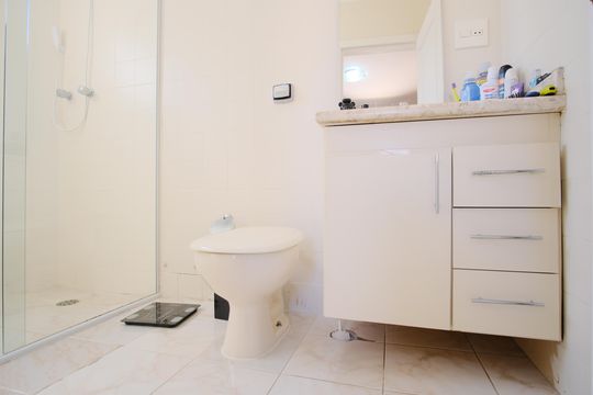 Banheiro da Suíte de apartamento à venda com 3 quartos, 93m² em Tatuapé, São Paulo