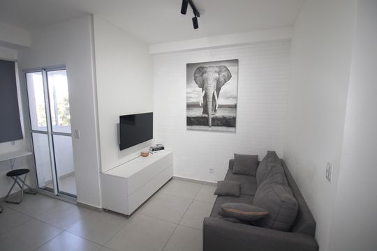 Sala / Cozinha de apartamento para alugar com 1 quarto, 38m² em Parada Inglesa, São Paulo