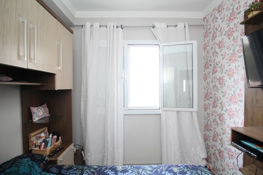Quarto 1 de apartamento para alugar com 1 quarto, 45m² em Fazenda Morumbi, São Paulo
