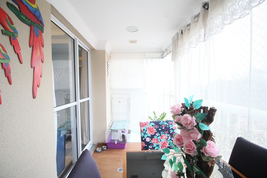 Varanda de apartamento para alugar com 1 quarto, 45m² em Fazenda Morumbi, São Paulo