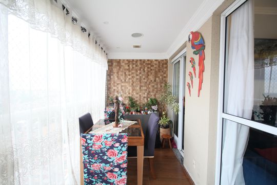 Varanda de apartamento para alugar com 1 quarto, 45m² em Fazenda Morumbi, São Paulo