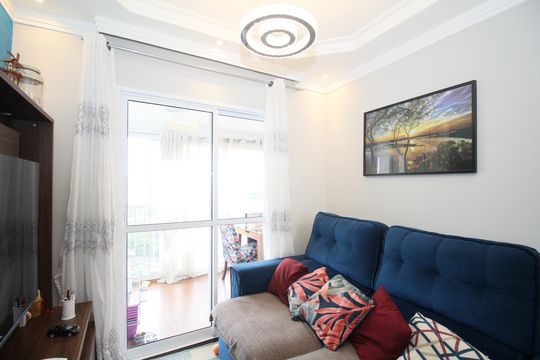 Sala de apartamento para alugar com 1 quarto, 45m² em Fazenda Morumbi, São Paulo