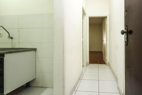 Cozinha de apartamento à venda com 1 quarto, 45m² em Vila Clementino, São Paulo
