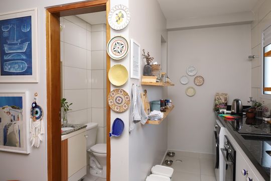 Cozinha de apartamento à venda com 2 quartos, 34m² em Cidade Líder, São Paulo