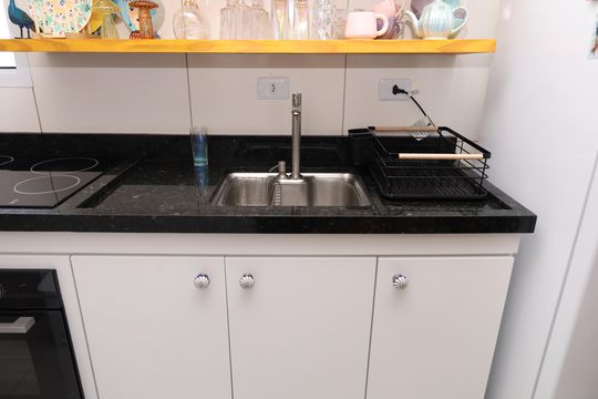 Cozinha de apartamento à venda com 2 quartos, 34m² em Cidade Líder, São Paulo