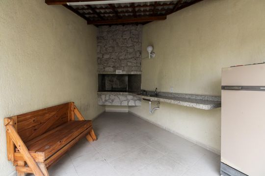 Área Comum - Churrasqueira  de casa de condomínio à venda com 3 quartos, 120m² em Vila Esperança, São Paulo