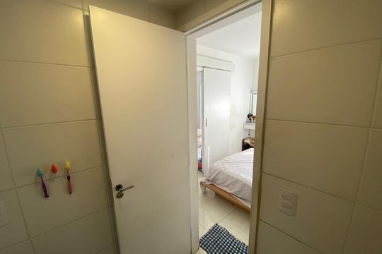 Banheiro de apartamento à venda com 1 quarto, 30m² em Freguesia do Ó, São Paulo