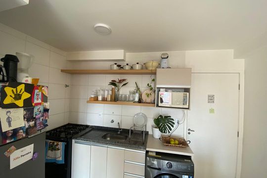 Cozinha de apartamento à venda com 1 quarto, 30m² em Freguesia do Ó, São Paulo