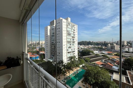 Visita Sacada de apartamento para alugar com 2 quartos, 110m² em Jardim Vazani, São Paulo